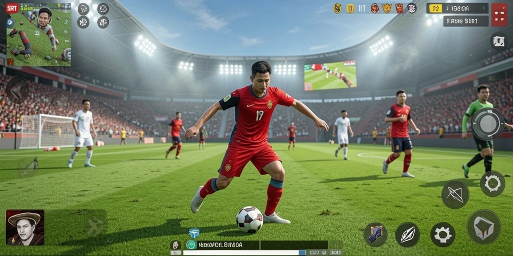 Gameplay mendebarkan dalam 5RT, rasakan setiap detik di lapangan.