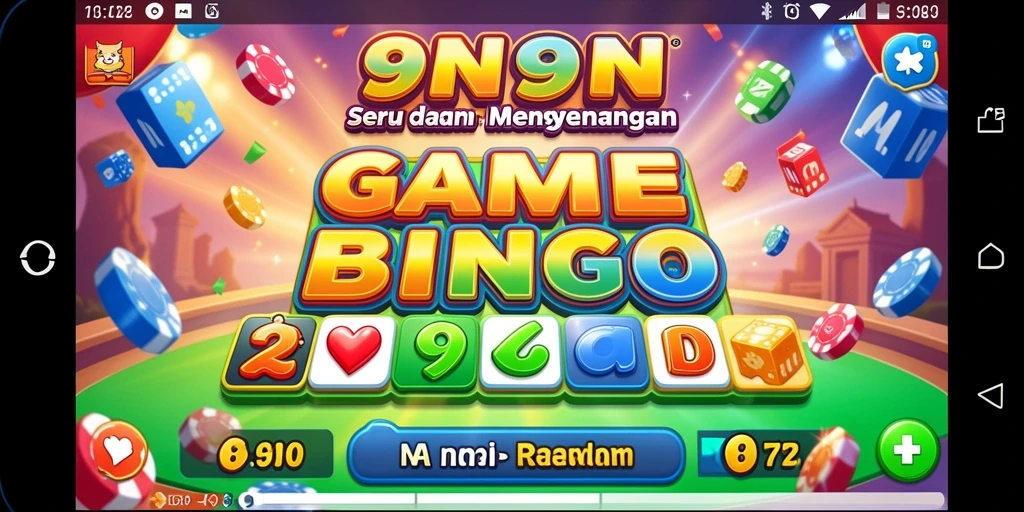 Tampilan gameplay Bingo yang seru dan interaktif.