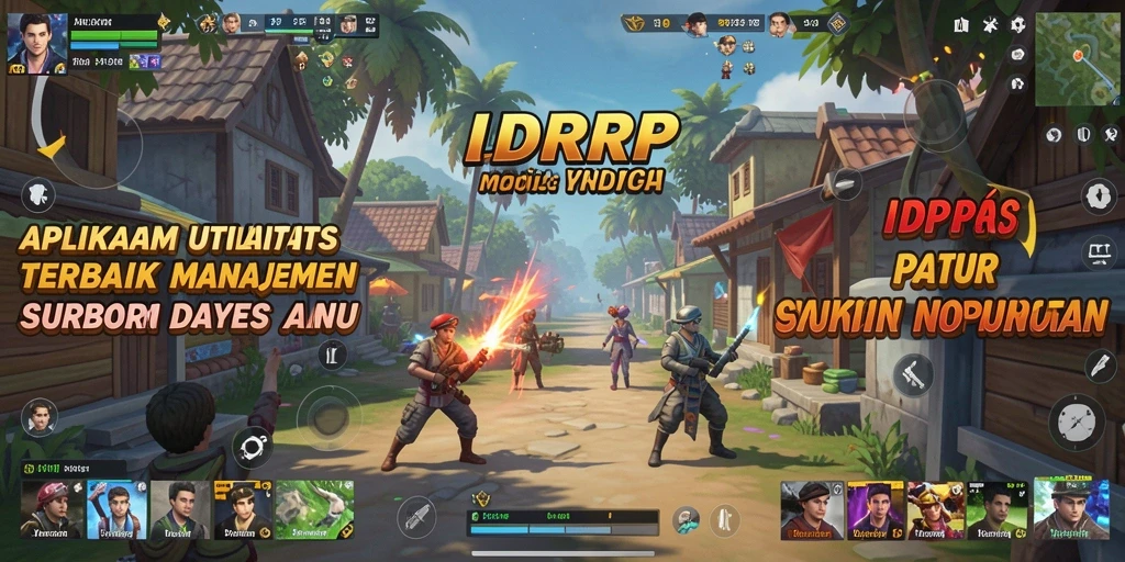 Tampilan antarmuka IDRRP yang intuitif untuk manajemen sumber daya.
