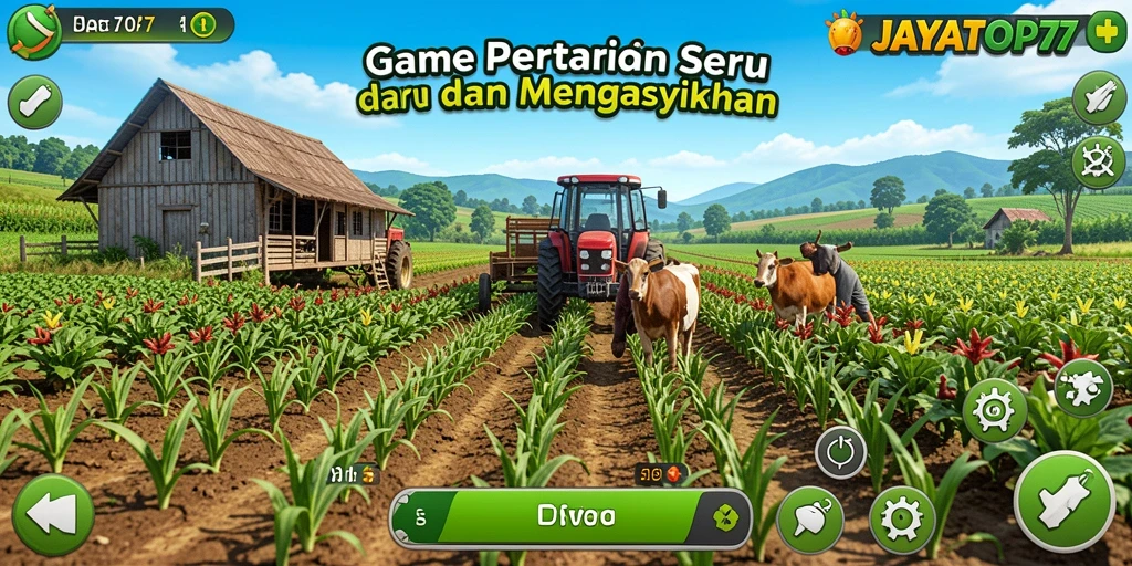 Gameplay seru dan menarik dalam JAYATOP77 di dunia pertanian.