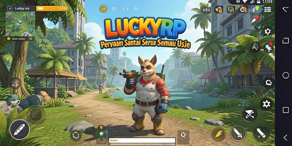 Tampilan permainan LUCKYRP yang menarik dan penuh warna.