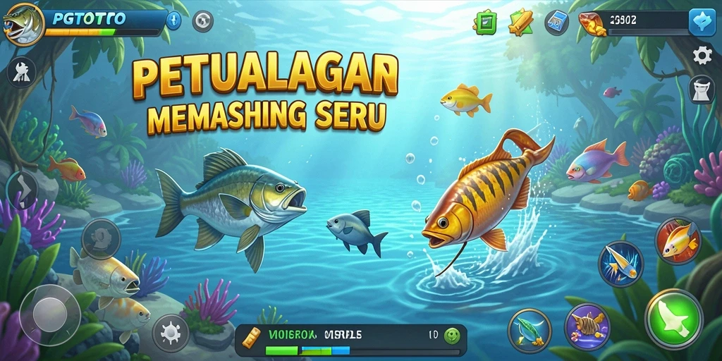 Tangkapan ikan menakjubkan dalam gameplay PGTOTO.