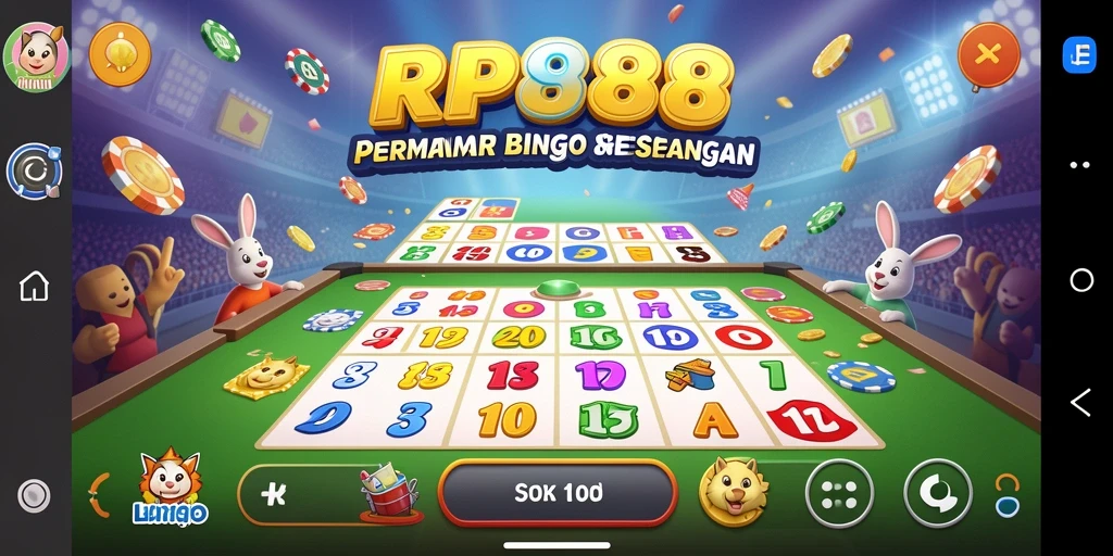 Tampilan gameplay seru di RP888 saat bermain Bingo.