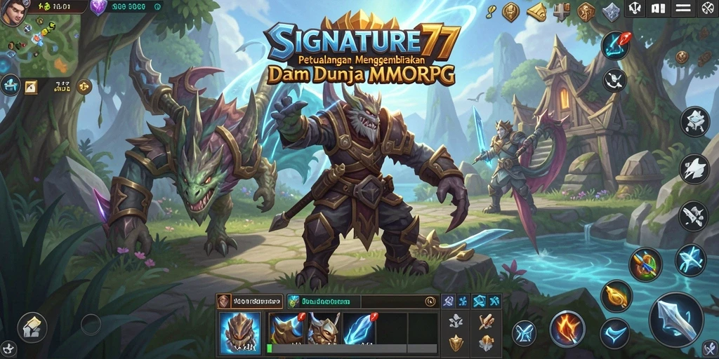 Tampilan gameplay SIGNATURE77 yang memukau dan penuh aksi.
