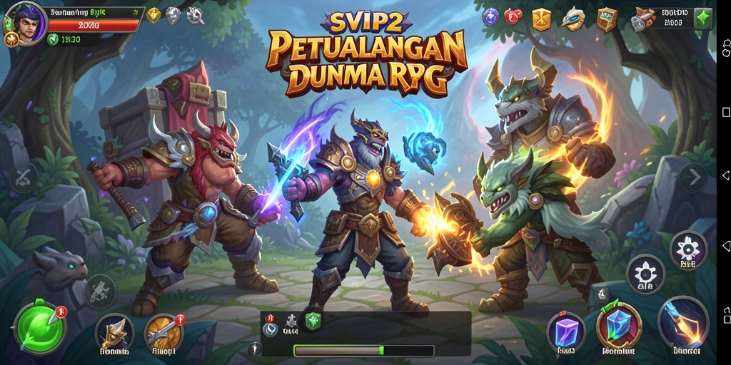 Tampilan aksi mendebarkan dari gameplay RPG SVIP2.