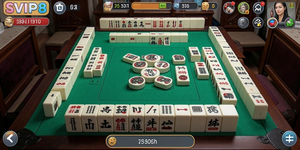 Tampilan gameplay menarik dari Mahjong di SVIP8.